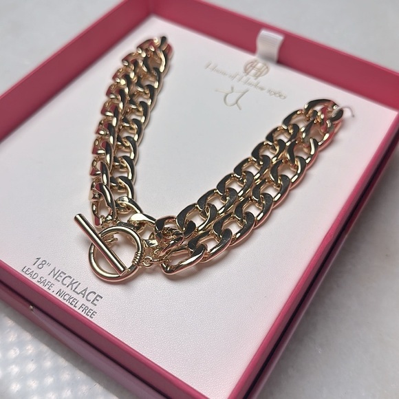 House Of Harlow 1960 Chunky Gold Chain NWT - Picture 5 of 8